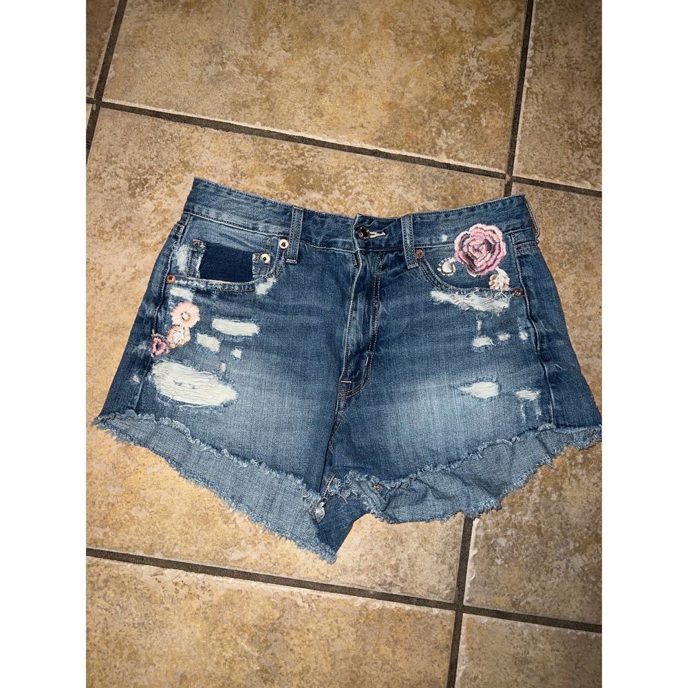 American Eagle Hi Rise Festival Shorts Size 8 - Picture 1 of 3